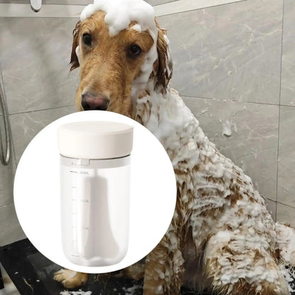 Electric Dog Cleaning Foam Machine Pet Shower Bath Supplies Foaming Dog Grooming Shampoo Frother for Cats Pet Bathing Dogs Puppy