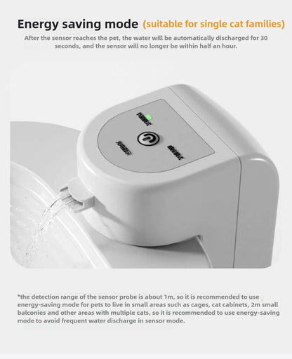 Pet wireless smart water fountain unplugged long battery life cyclic filtration induction automatic silent low power waterer