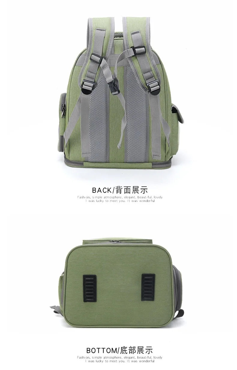 2026 Transparent Pet Carrier Backpack Breathable Cat and Small Dog Shoulder Bag Outdoor Travel Pet Supplies for Cats and Dogs