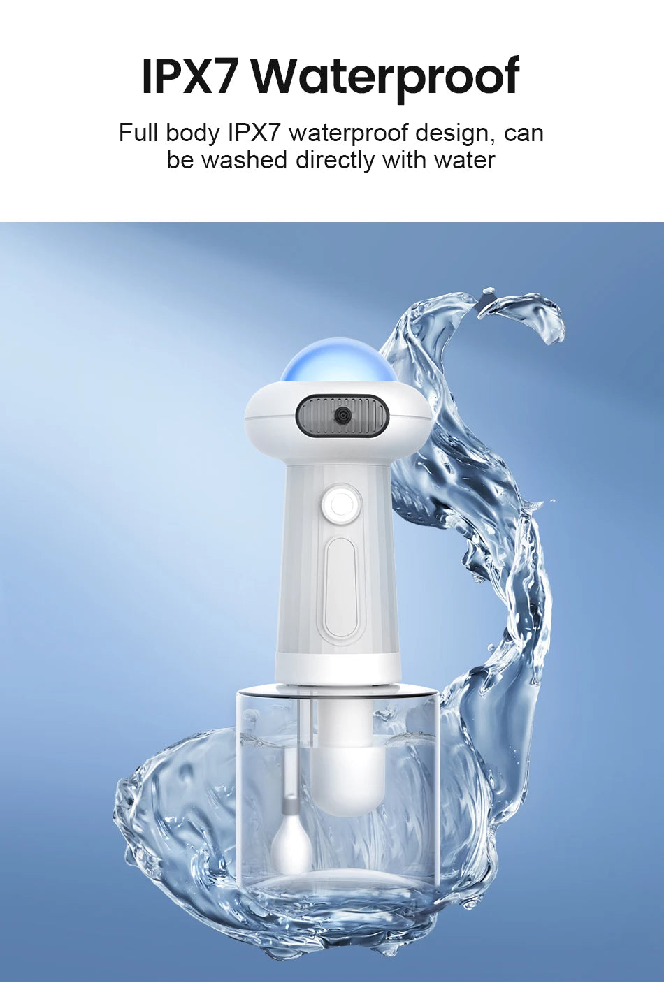 ROJECO Automatic Pet Foam Machine Dog Cleaning Soap Dispenser Wireless Cat Dog Bath Bubbler IPX7 Waterproof Shampoo Foam Sprayer