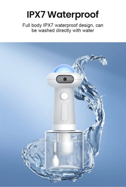 ROJECO Automatic Pet Foam Machine Dog Cleaning Soap Dispenser Wireless Cat Dog Bath Bubbler IPX7 Waterproof Shampoo Foam Sprayer