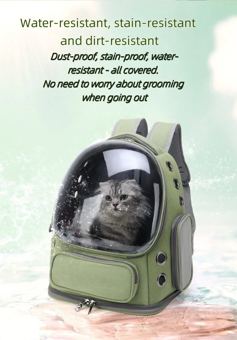2026 Transparent Pet Carrier Backpack Breathable Cat and Small Dog Shoulder Bag Outdoor Travel Pet Supplies for Cats and Dogs