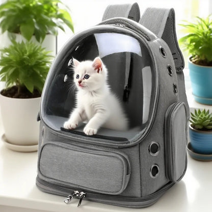 2026 Transparent Pet Carrier Backpack Breathable Cat and Small Dog Shoulder Bag Outdoor Travel Pet Supplies for Cats and Dogs