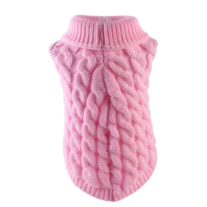 Classic Solid Chihuahua Puppy Dog Sweater for Small Dogs Winter Warm Pet Clothes Yorkshire Schnauzer Pullovers disfraz de perro