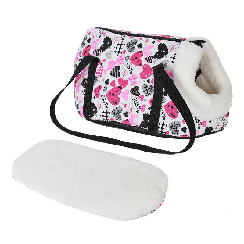 Pet Dog Bag For Small Medium Dogs Cats Winter Warm Fleece Puppy Backpack Windproof Cat Cat Sling Bag Chihuahua Bulldog Supplies
