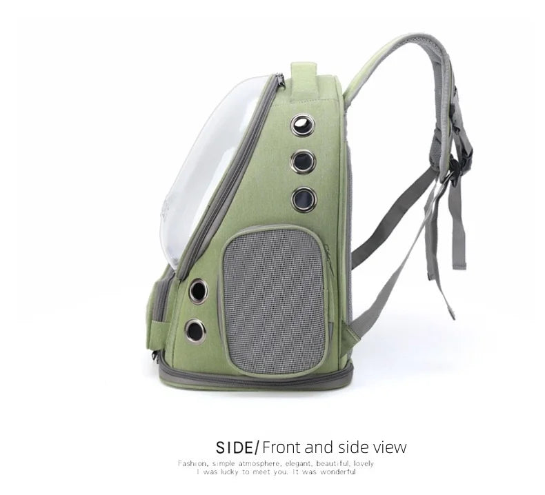 2026 Transparent Pet Carrier Backpack Breathable Cat and Small Dog Shoulder Bag Outdoor Travel Pet Supplies for Cats and Dogs