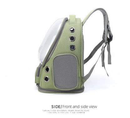 2026 Transparent Pet Carrier Backpack Breathable Cat and Small Dog Shoulder Bag Outdoor Travel Pet Supplies for Cats and Dogs