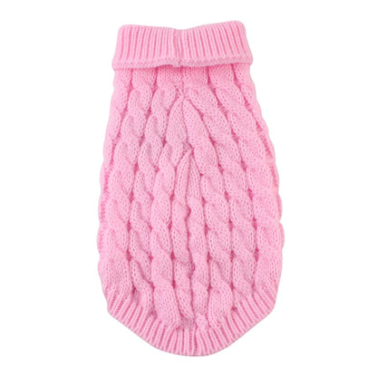 Classic Solid Chihuahua Puppy Dog Sweater for Small Dogs Winter Warm Pet Clothes Yorkshire Schnauzer Pullovers disfraz de perro