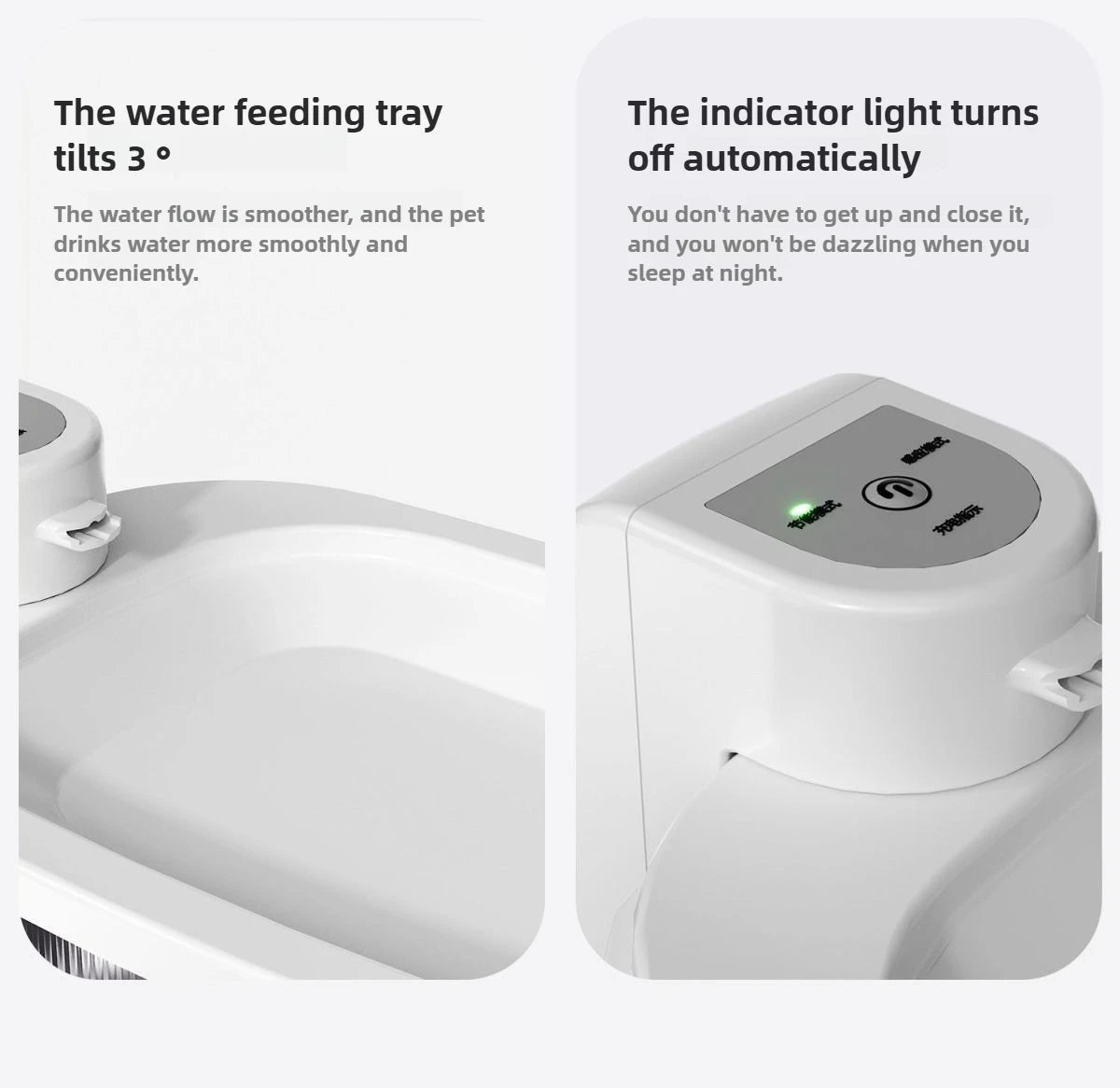 Pet wireless smart water fountain unplugged long battery life cyclic filtration induction automatic silent low power waterer