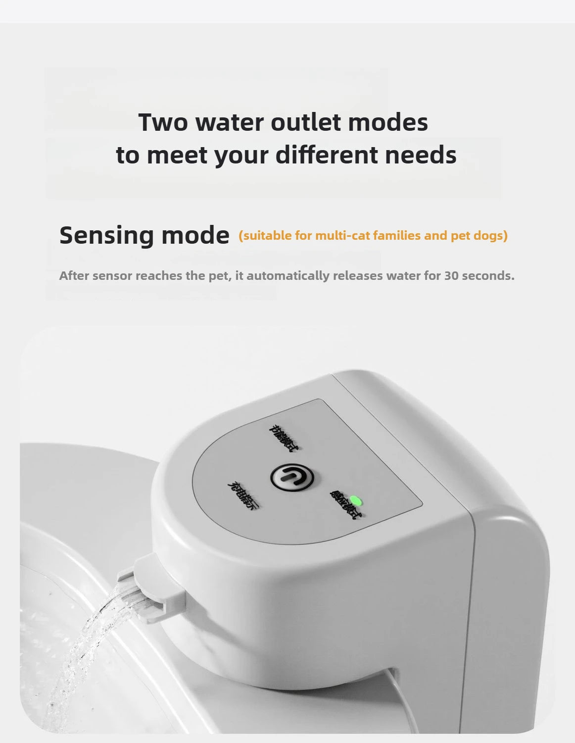 Pet wireless smart water fountain unplugged long battery life cyclic filtration induction automatic silent low power waterer