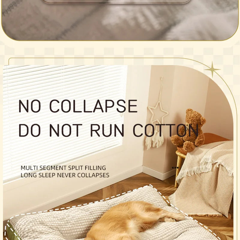 HOOPET winter Warm Dogs Sleeping Bed Soft Fleece Pet Blanket Detachable Cat Puppy Mat Cushion for Small Medium Large Dogs